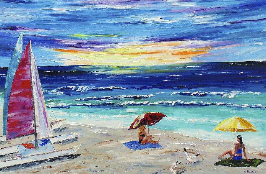 Summer Time Painting by Kevin  Brown