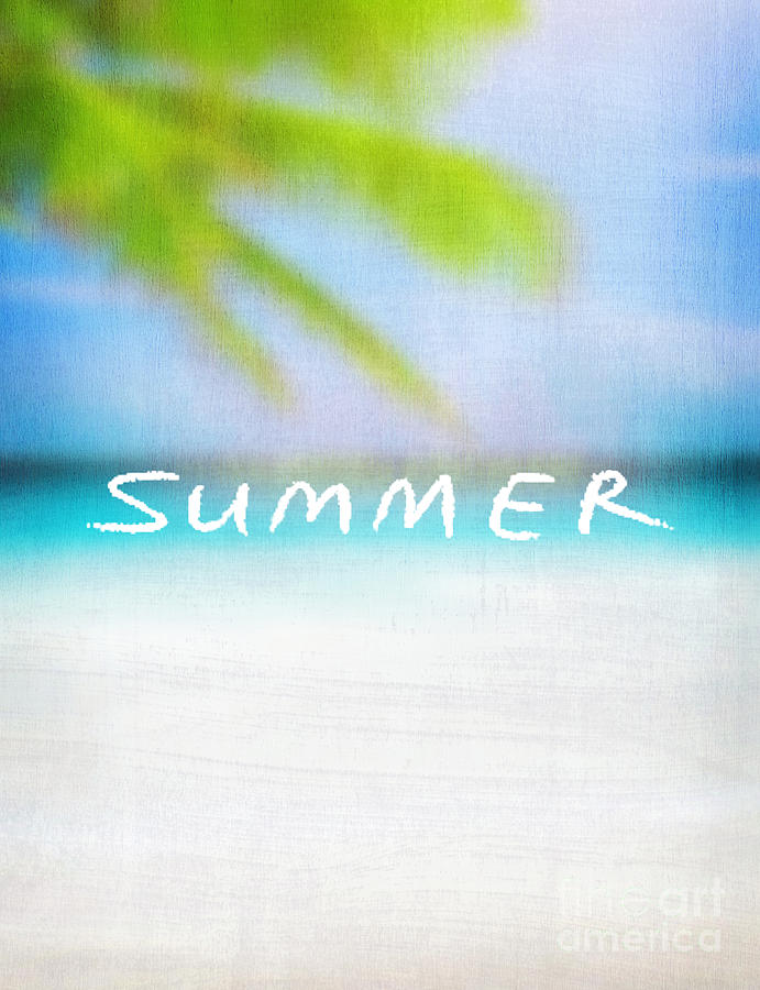 Summer vintage card background Photograph by Anna Om