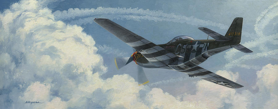 357th Fighter Group Painting - Summer of 44 by Wade Meyers