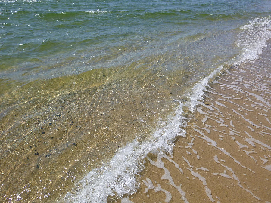 Summer waves Photograph by Ellen Paull