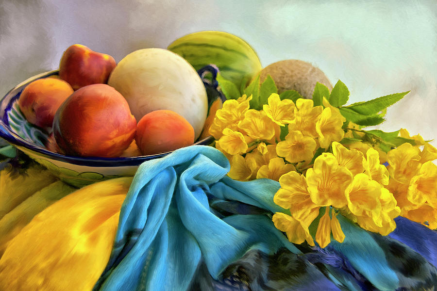 Summers Bounty Painting by Sandra Selle Rodriguez