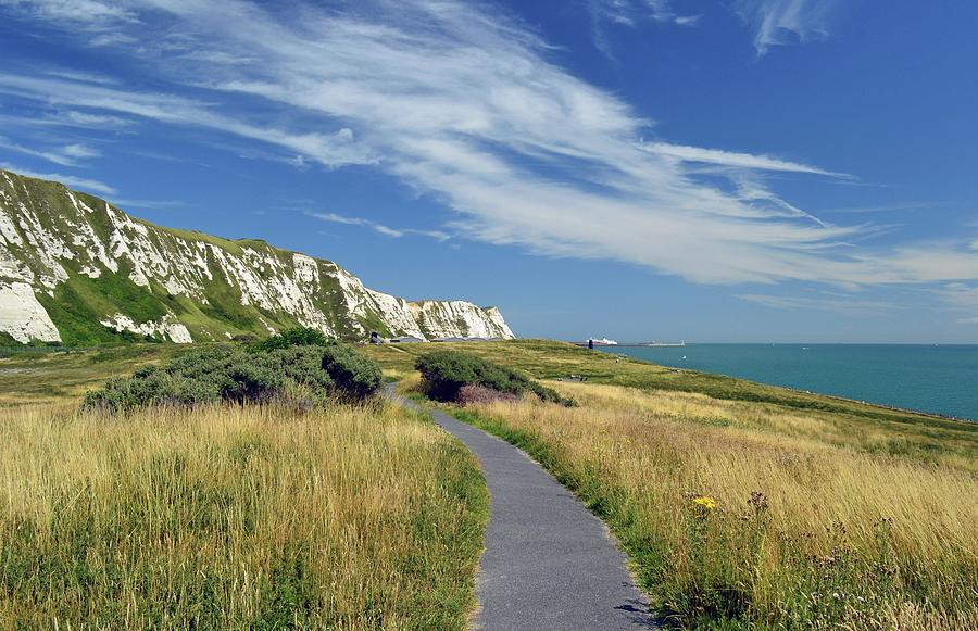 Nature Photograph - Summers Day At Samphire Hoe by Photo By Andrew Boxall