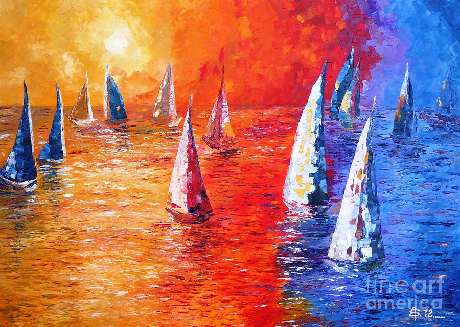 Summer Painting - Summers End by Amalia Suruceanu