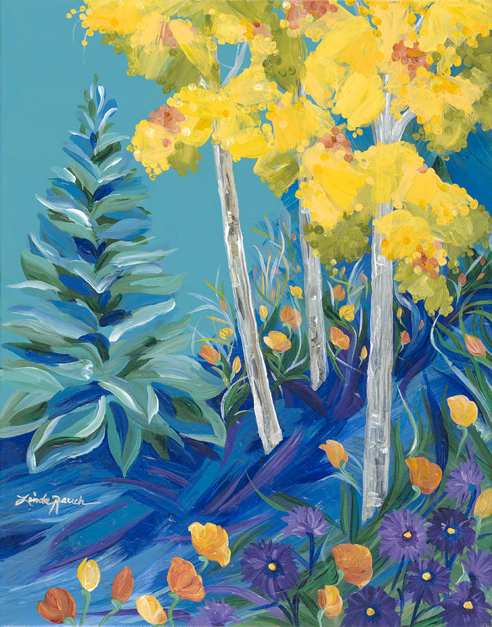 Summers Leaving Painting by Linda Rauch