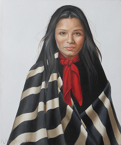 American Indian Painting - Summers That Have Been by K Henderson by K Henderson