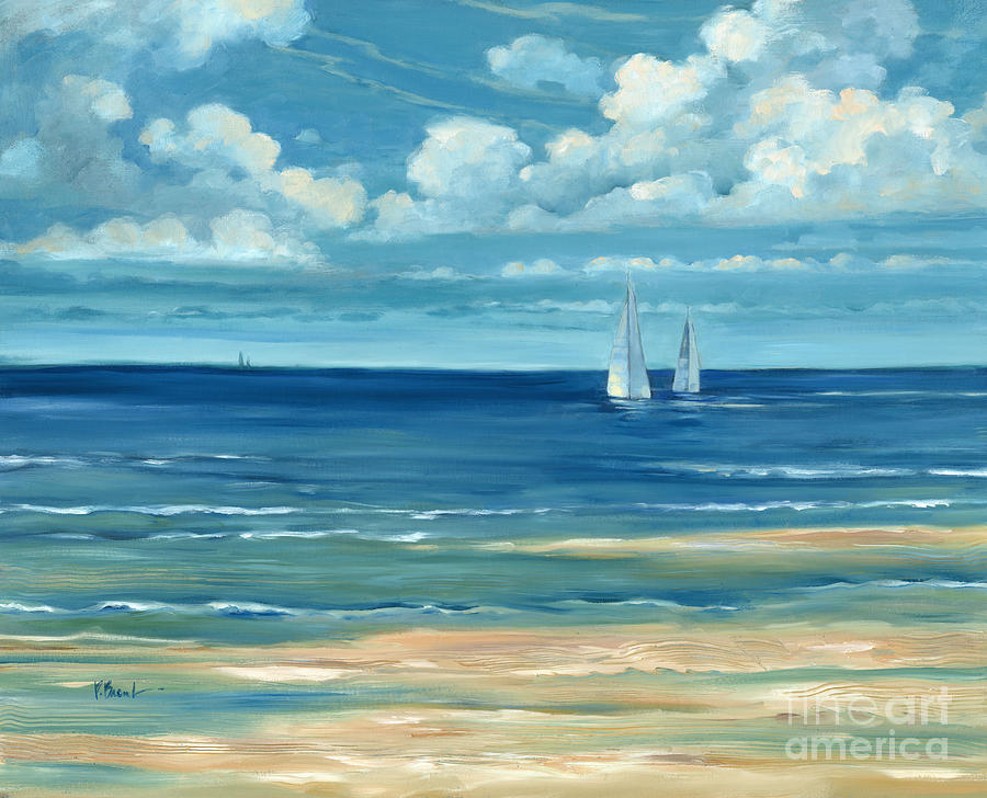 Boat Painting - Summerset Sailboats by Paul Brent