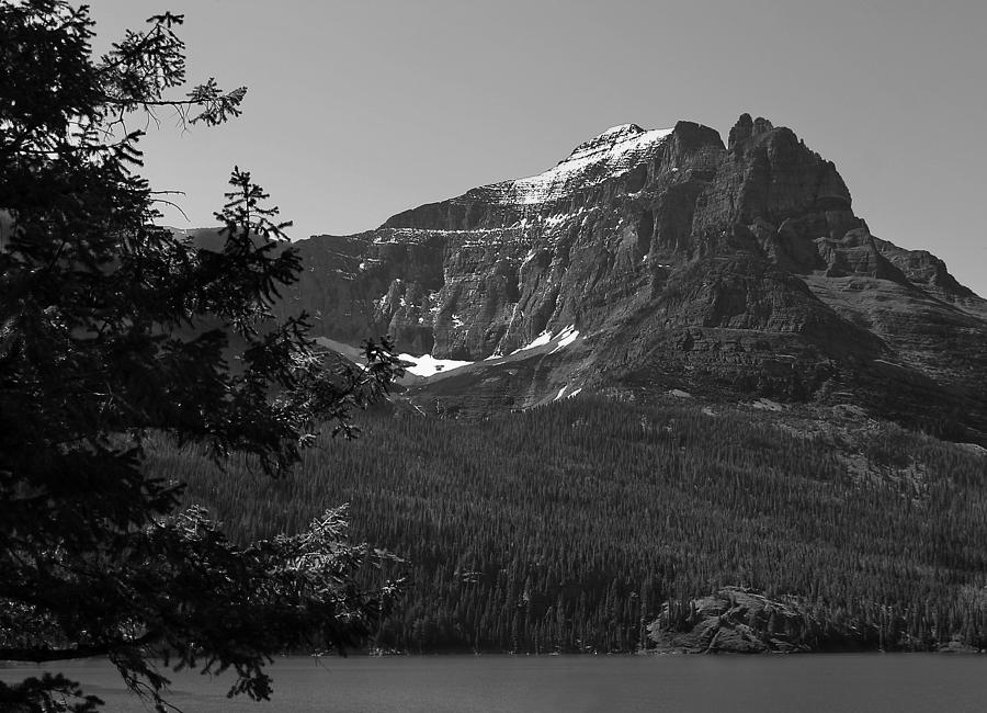 Summertime At St Mary Lake Photograph
