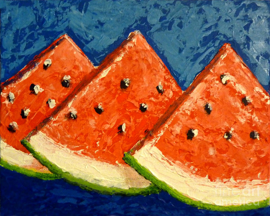 Summertime Painting by Audrey Peaty