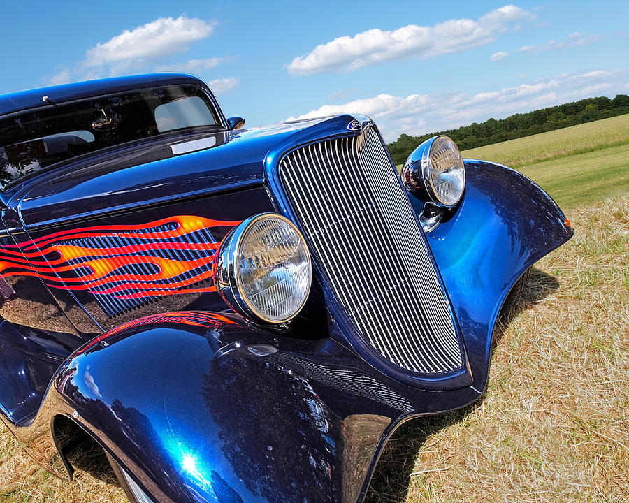 Summertime Blues - Ford Coupe Hot Rod Photograph by Gill Billington