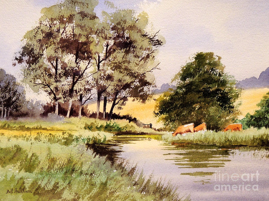 Summertime In England Painting by Bill Holkham