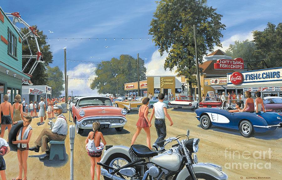 Summertime Painting by Michael Swanson