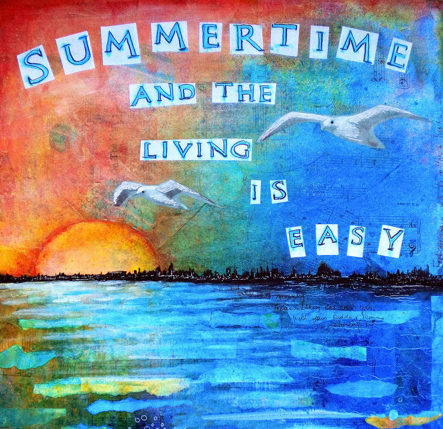 Summer Painting - Summertime by Robin Mead