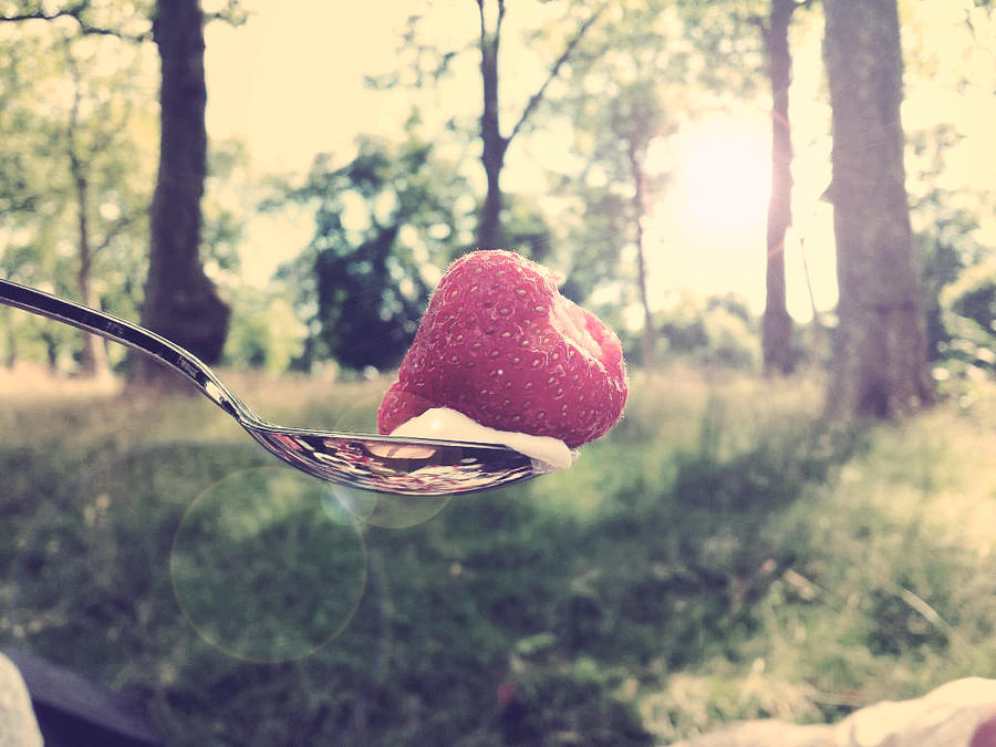 Hyde Park Photograph - Summertime Strawberry by Matthew Mifsud