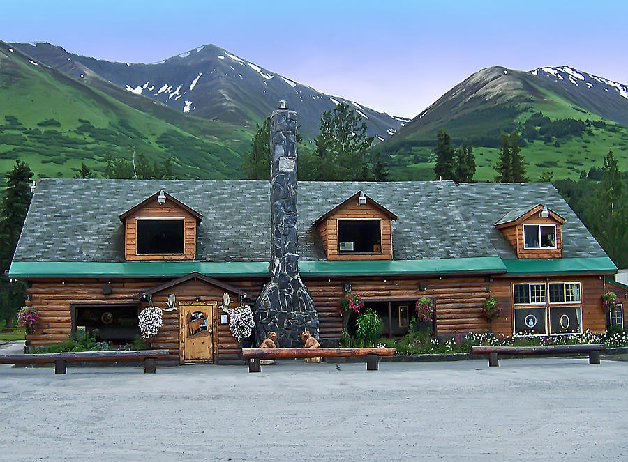 Summit Lake Lodge Alaska Photograph by Aimee L Maher ALM GALLERY