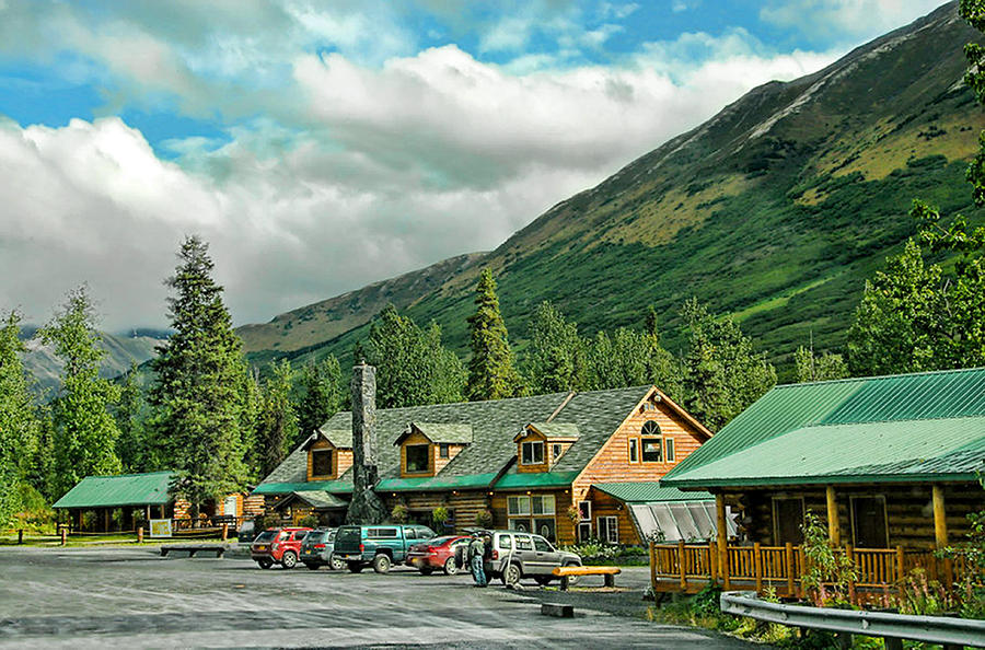 Summit Lake Lodge Photograph by Dyle   Warren