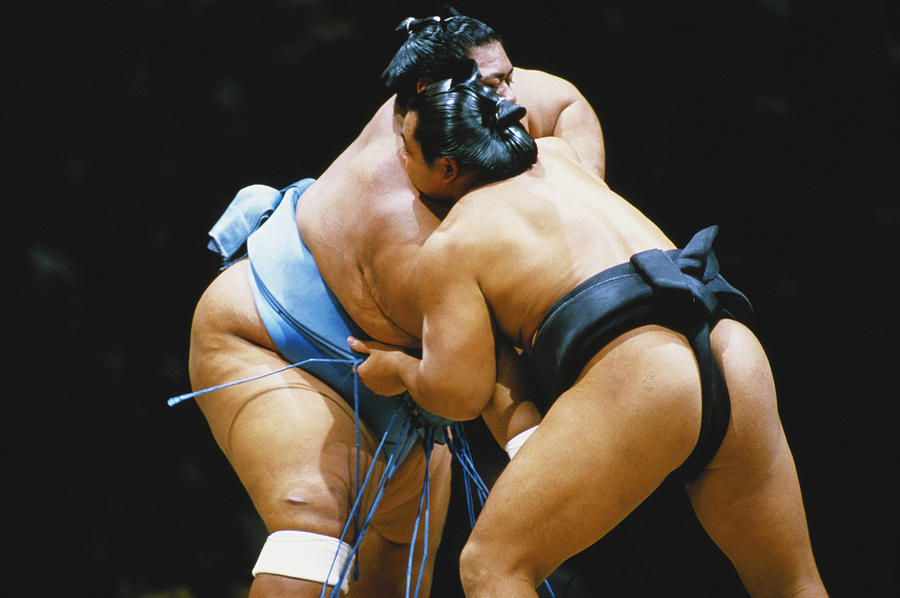 Sumo Wrestling Photograph by Christian Petit