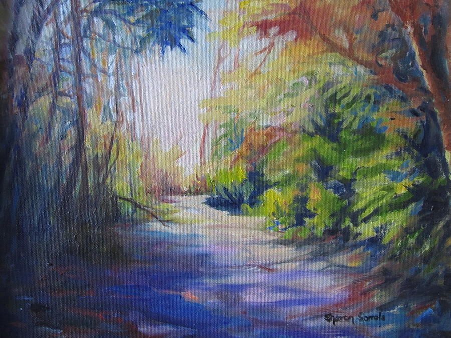 Sun and Shadows Painting by Sharon Sorrels | Fine Art America