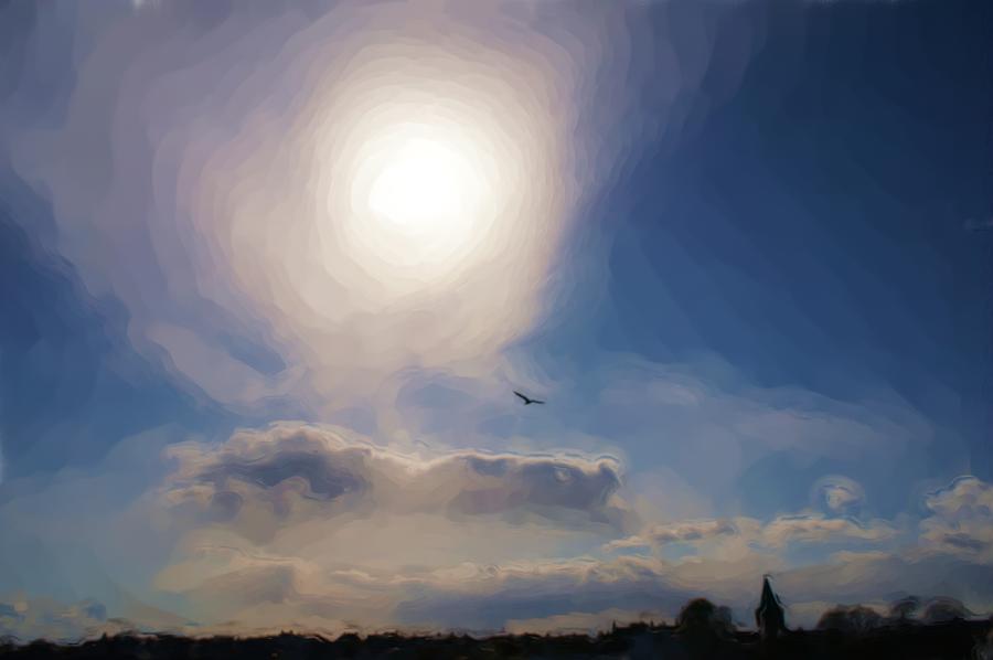 Sun and skies Digital Art by Elena Perelman