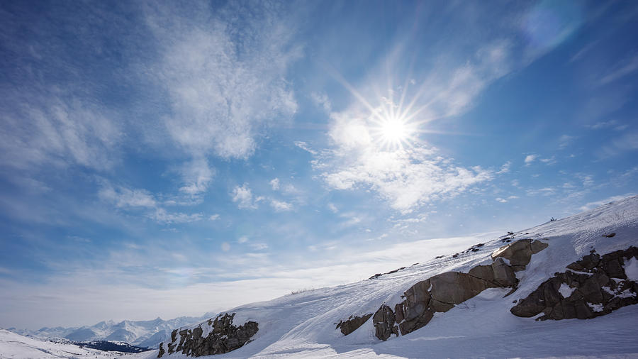 Sun and Snow Photograph by Michele Cornelius
