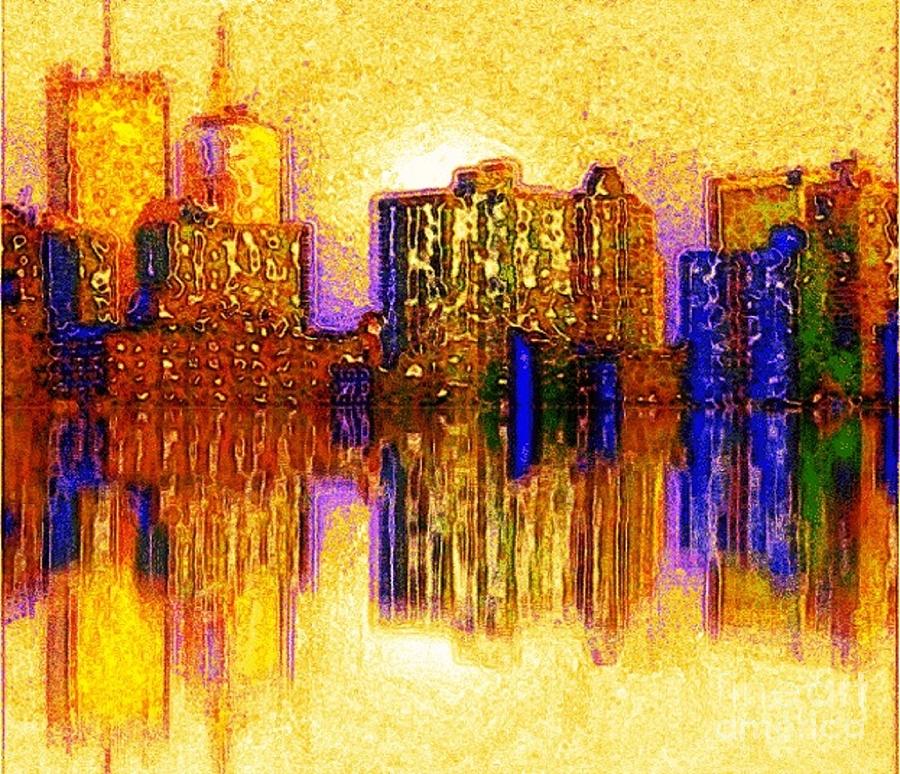 New York City Painting - New York Heat by Holly Martinson
