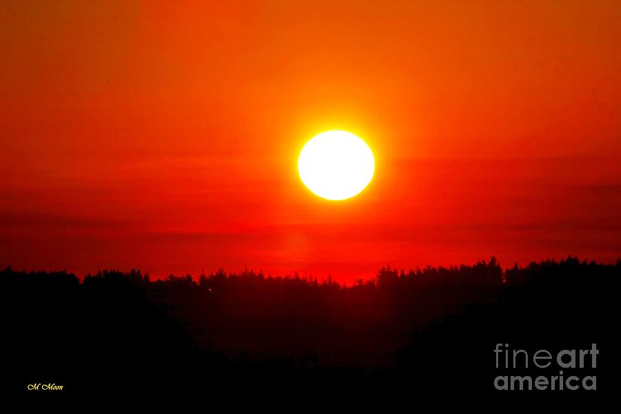 Sun Blast Over Whidbey Island Washington State Photograph by Tap On Photo