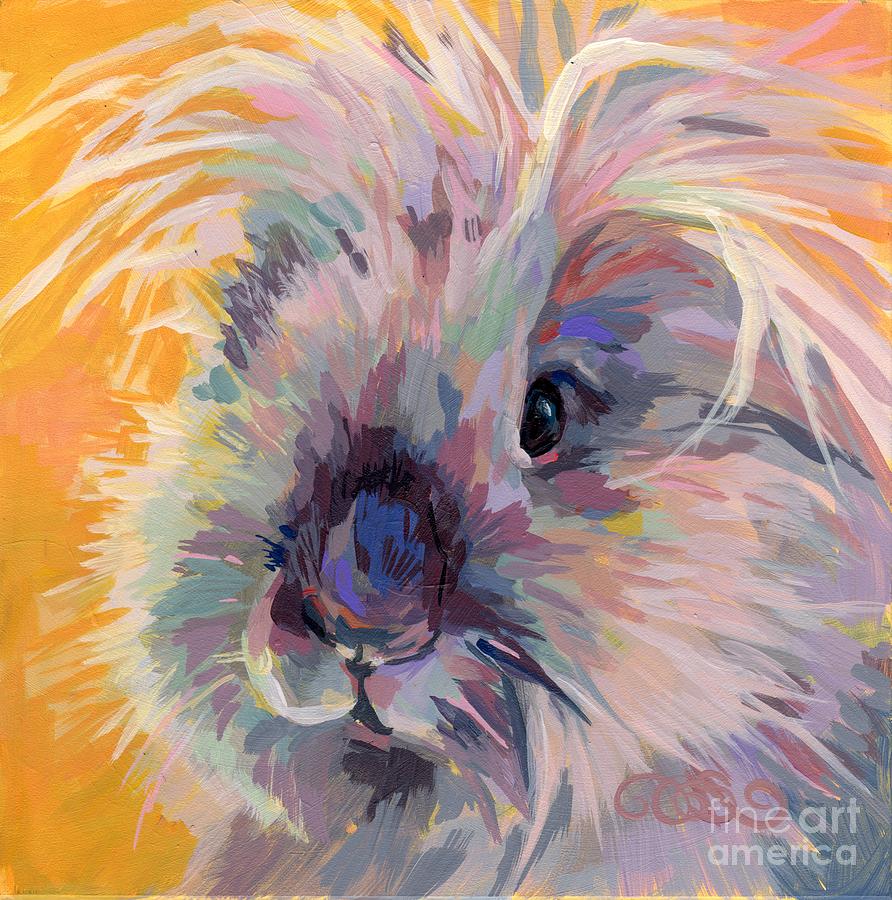 Rabbit Painting - Sun Bun by Kimberly Santini