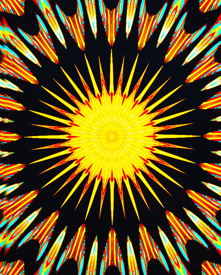 Sun Burst Digital Art