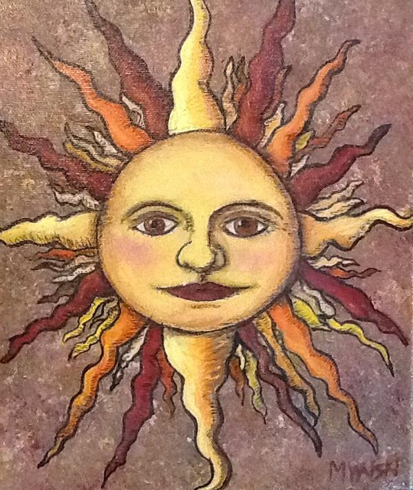 Sun Dance Painting by Megan Walsh