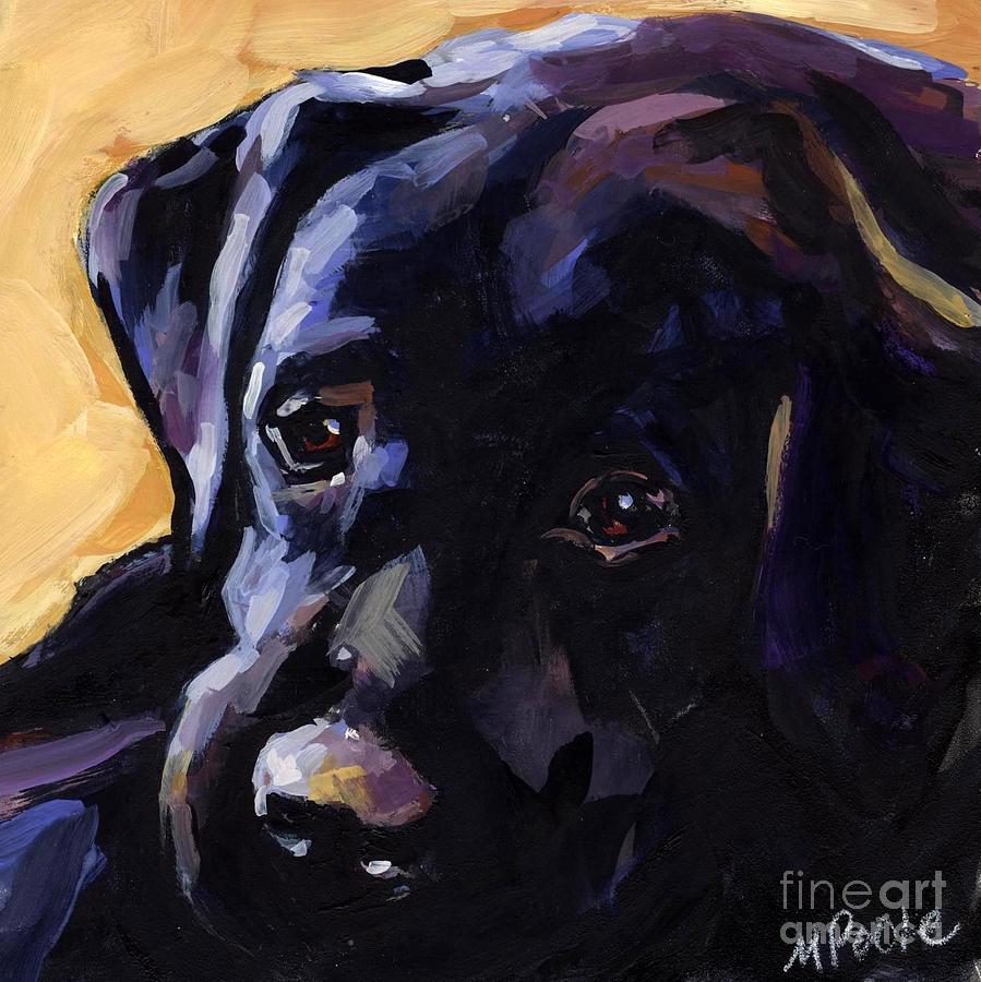 Dog Painting - Sun Day by Molly Poole
