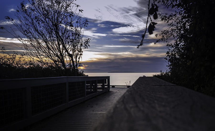 Semiahmoo Photograph - Sun Down by Blanca Braun Semiahmoo Photograph - Sun Down by Blanca Braun
