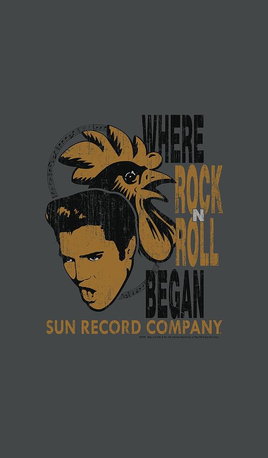 Elvis Presley Digital Art - Sun - Elvis And Rooster by Brand A