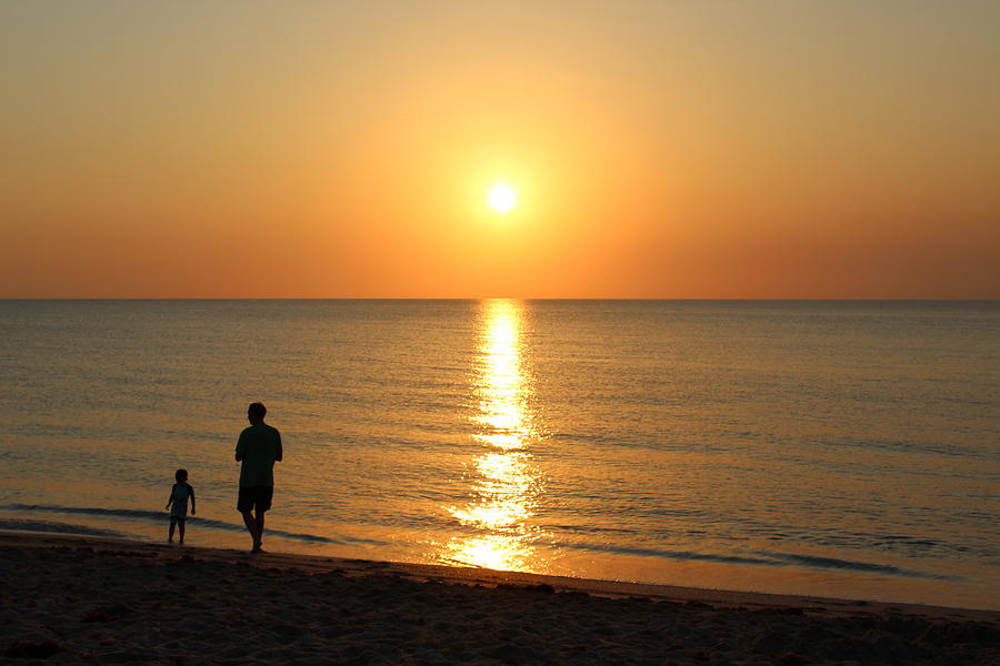 Sun Father Son Photograph by AD Photos - Fine Art America