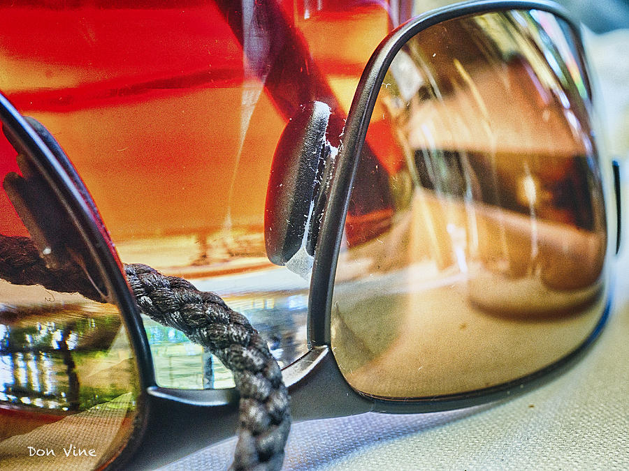 Sun Glasses and Iced Tea  cc Photograph by Don Vine