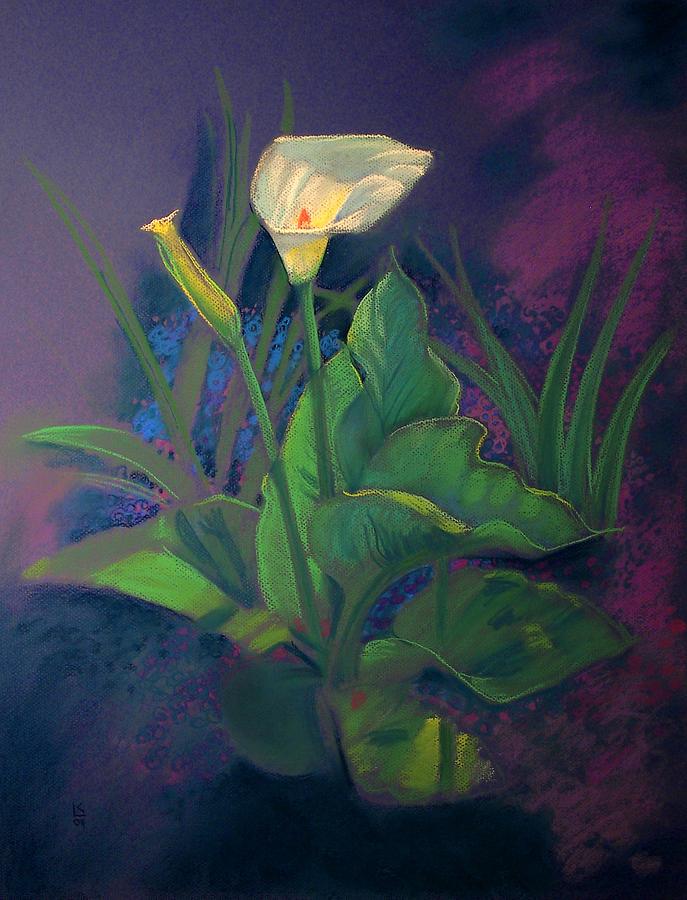 Still Life Painting - Sun Glowing Calla by Kent Looft