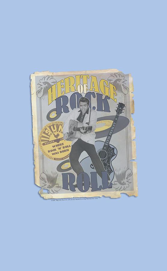 Elvis Presley Digital Art - Sun - Heritage Of Rock Poster by Brand A