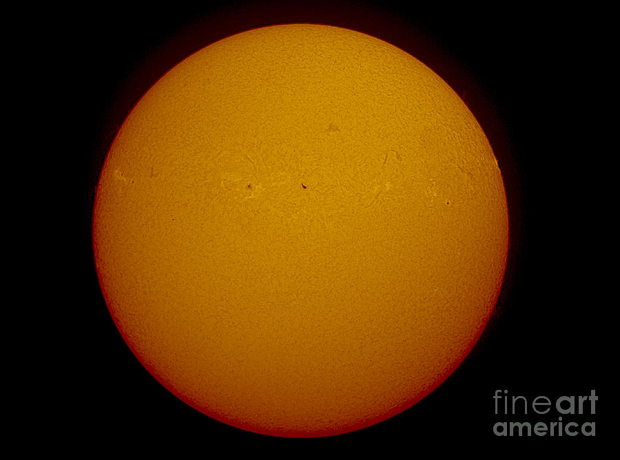 Sun In Hydrogen Alpha, 122413 Photograph by John Chumack