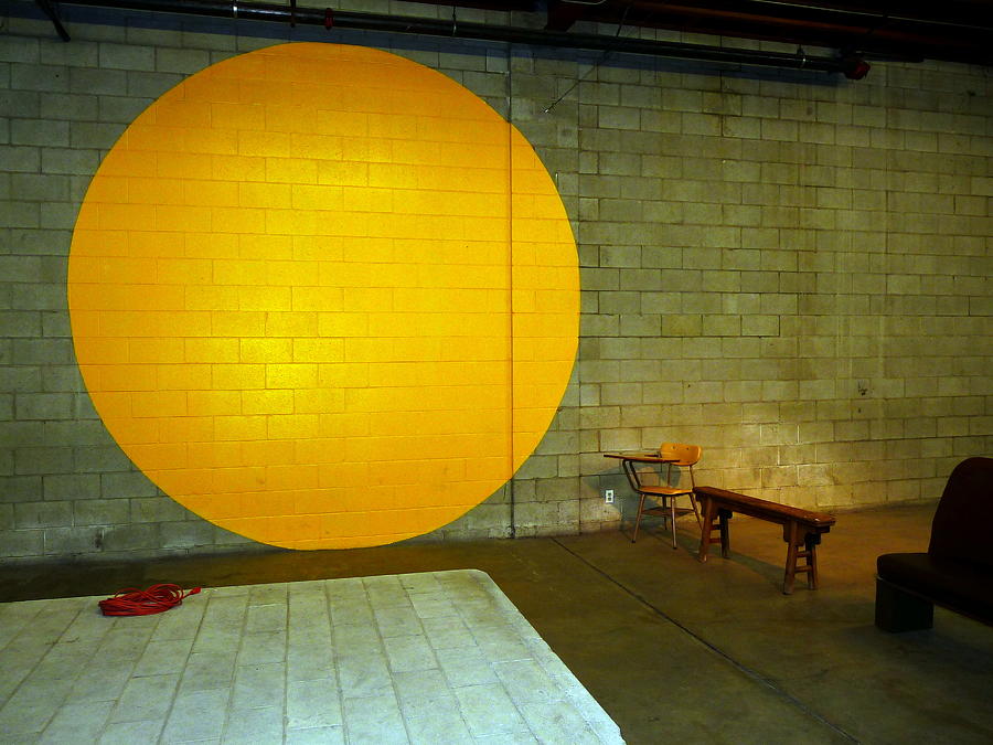 Sun Lemon Orange Circle Photograph by Jeff Lowe