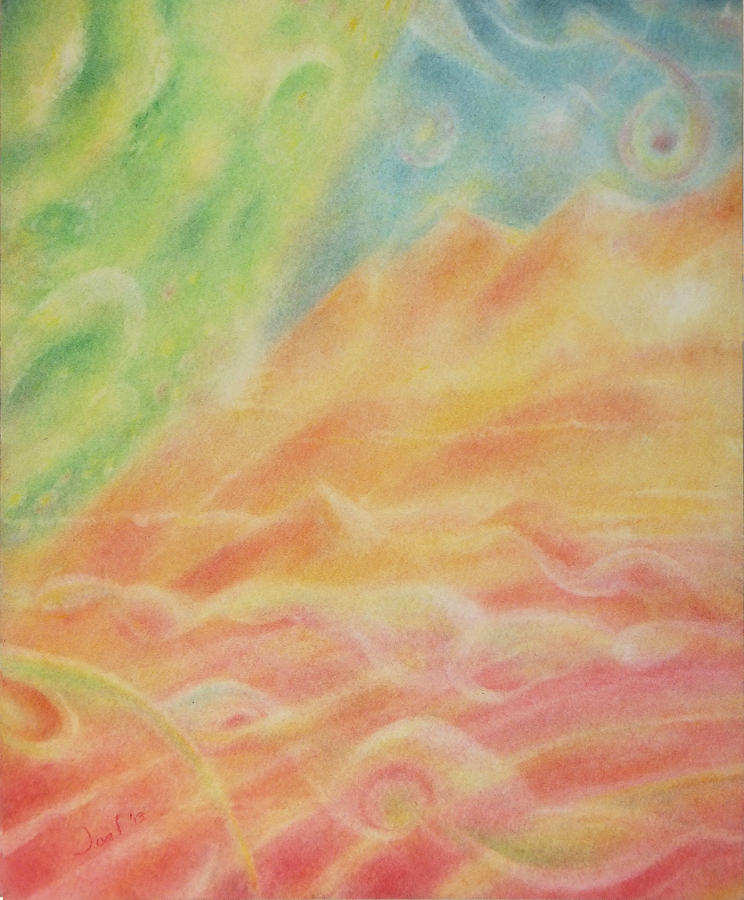 Mountain Painting - Sun Mountain by Joel Rudin