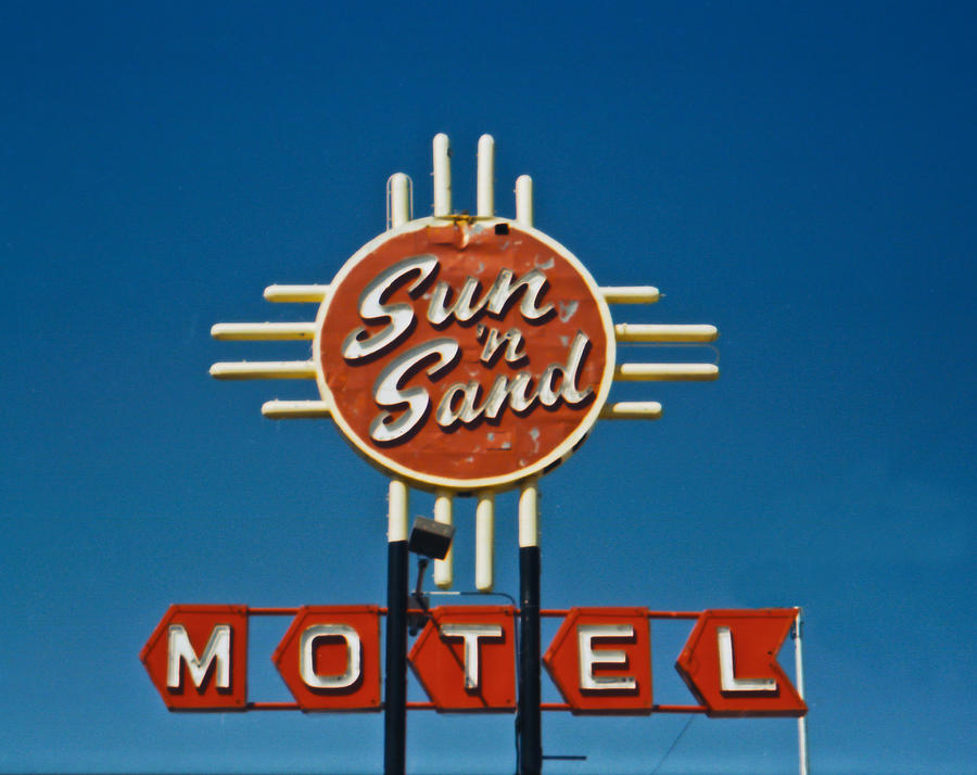 Sun n Sand Motel Photograph by Matthew Bamberg