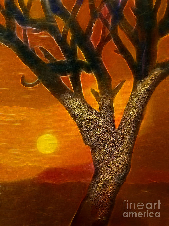 Sun of Africa Digital Art by Lutz Baar