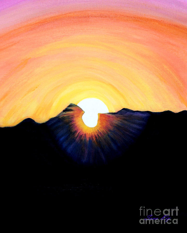 Sun Painting by Oksana Semenchenko