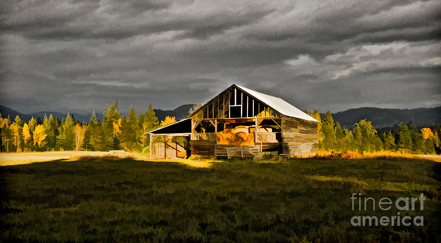 Sun on Barn Photograph by Sam Rosen - Fine Art America