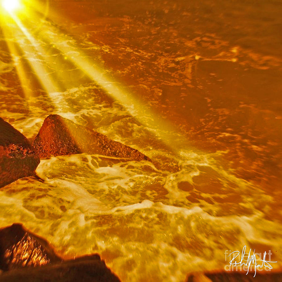 Sun On The Rocks Photograph by Richard  Montemurro