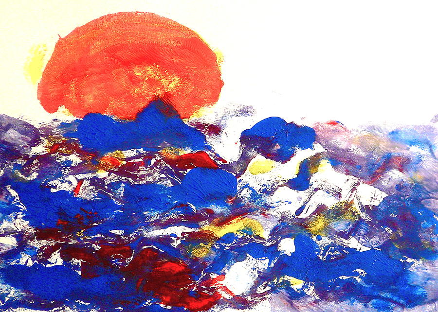 Sun Painting - Sun Two by Valerie Lynch Sun Painting - Sun Two by Valerie Lynch