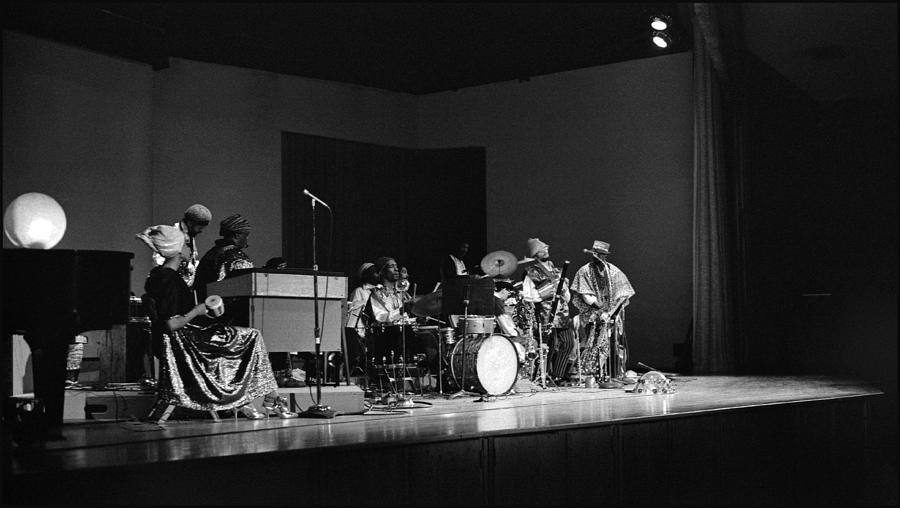 Jazz Photograph - Sun Ra Arkestra at U C Davis by Lee Santa
