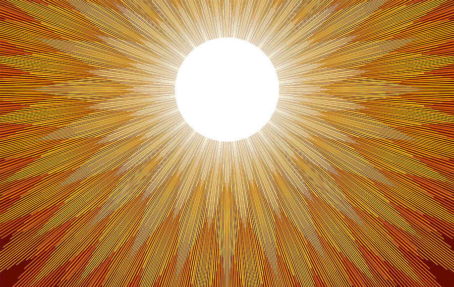 Sun Rays Digital Art by Peter Hermes Furian - Pixels