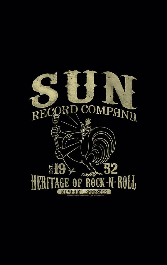 Sun Records - Rockabilly Bird Digital Art by Brand A
