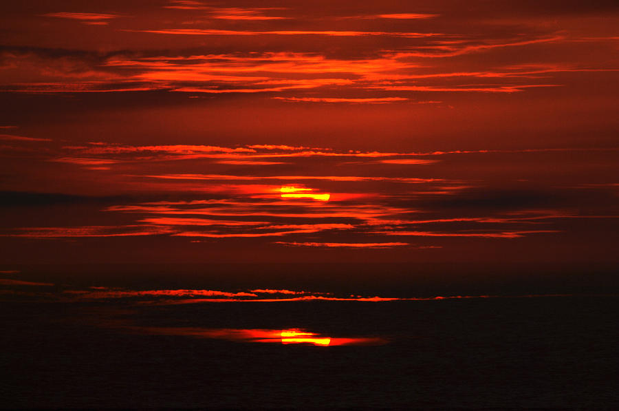 Sunset Photograph - Sun Reflection by Jb Atelier