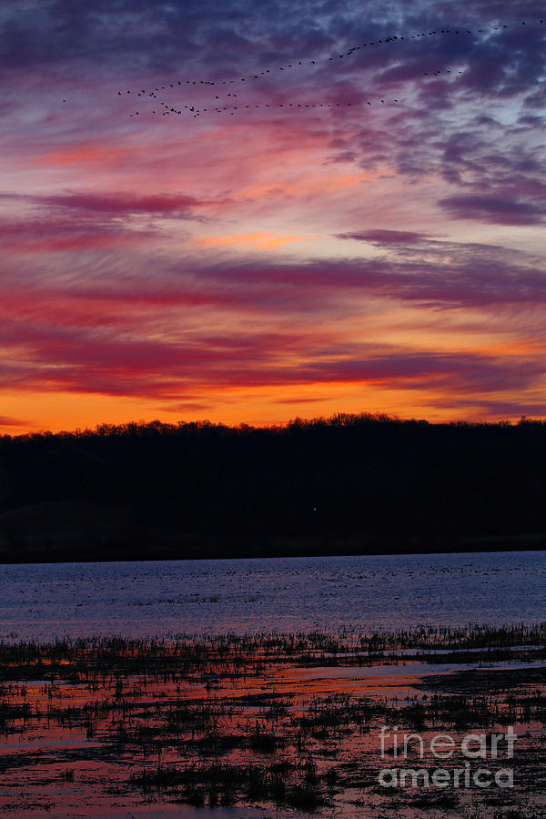 Sun Rise over Squaw Creek Photograph by Elizabeth Winter