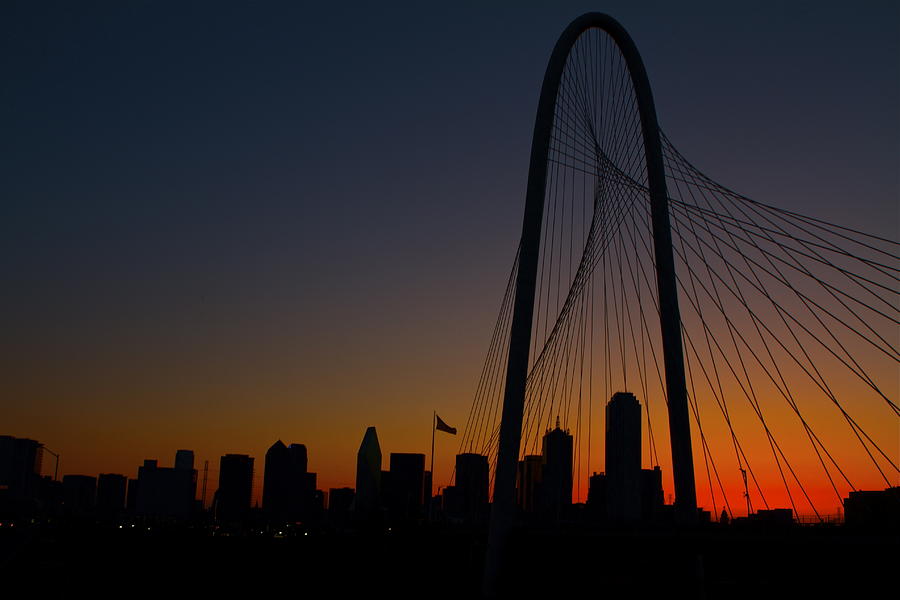 Sun Rising  in Dallas Photograph by John Babis